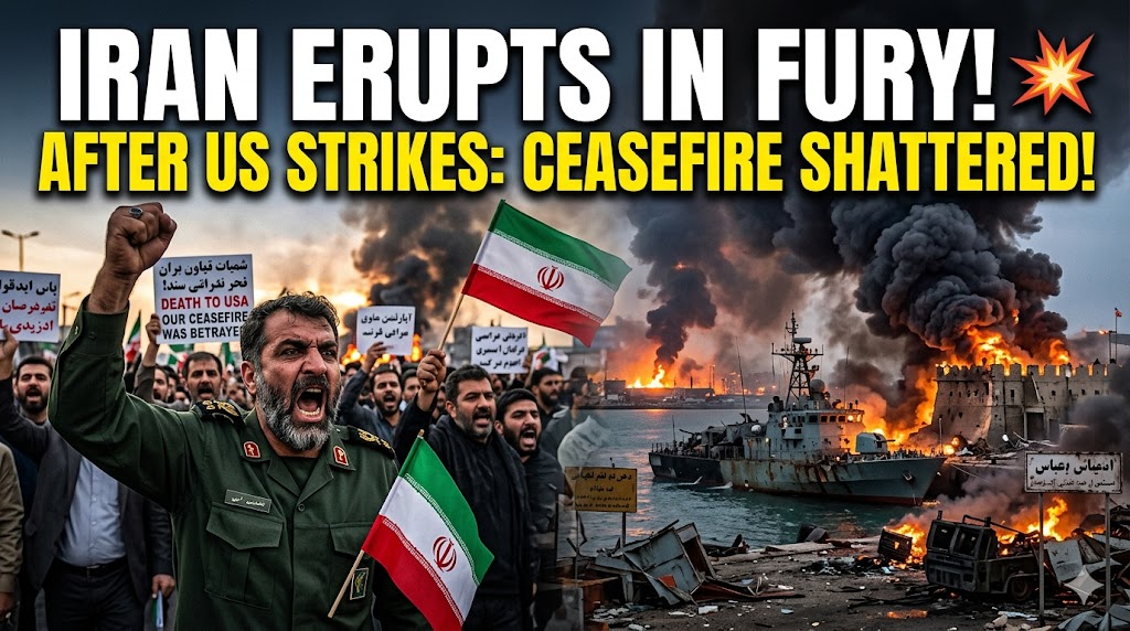 🔥 BREAKING: US DROPS BOMBS MID-CEASEFIRE, IRAN ERUPTS IN ANGER!