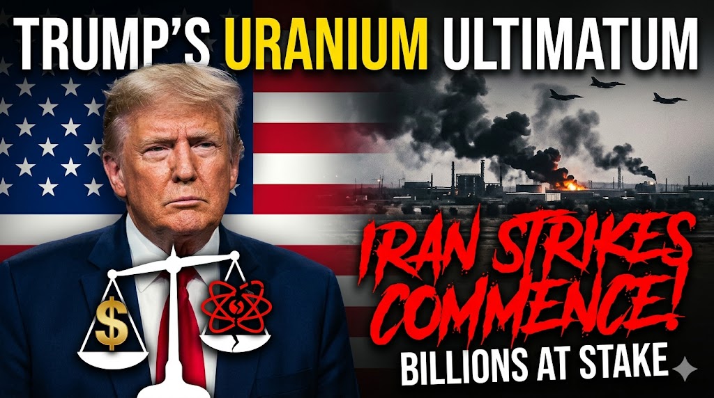💥 TRUMP ISSUES ULTIMATUM: "HAND OVER THE URANIUM, OR NOT A SINGLE DOLLAR!"
