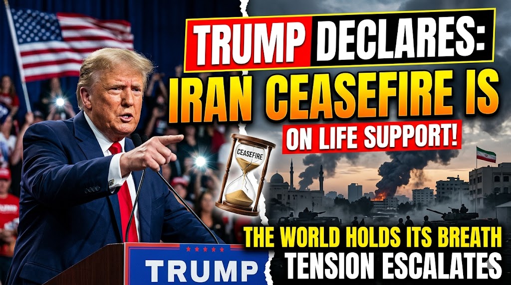 đ¨ TRUMP DECLARES: IRAN CEASEFIRE IS "ON LIFE SUPPORT"! THE WORLD HOLDS ITS BREATH đ¨