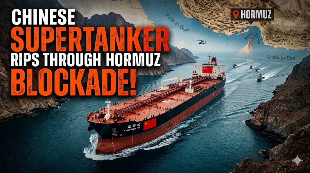 CHINESE SUPERTANKER "RIPS THROUGH" THE STRAIT OF HORMUZ BLOCKADE! đ˘đĽ