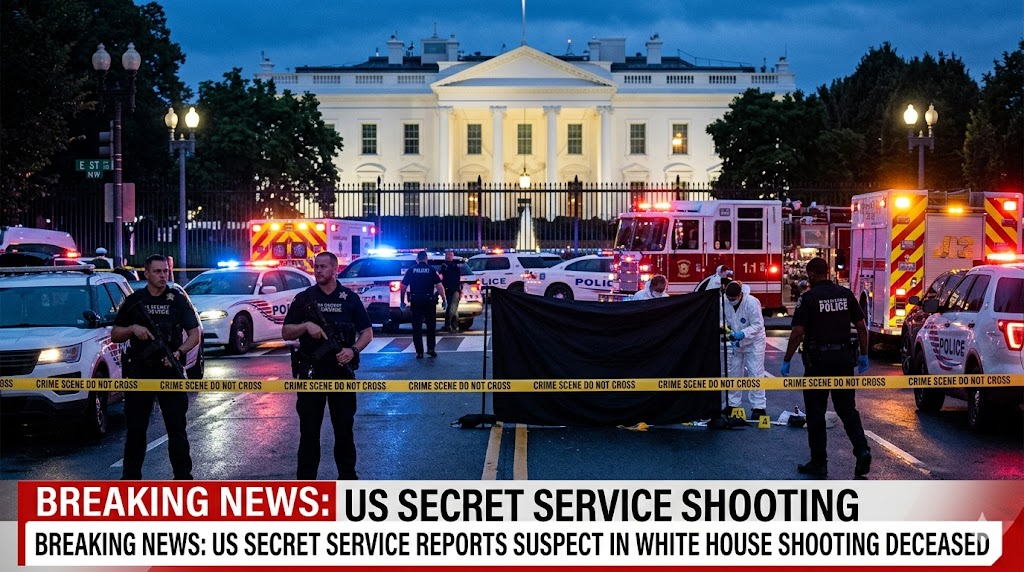 🚨 BREAKING NEWS: HORRIFIC SHOOTING AT THE WHITE HOUSE, SUSPECT NEUTRALIZED ON THE SPOT!